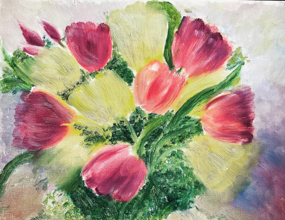 Fragments and Light - Spring Tulips